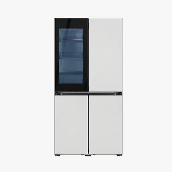 비스포크 4도어 냉장고 811L 글램화이트 (빅아이스 위스키볼)